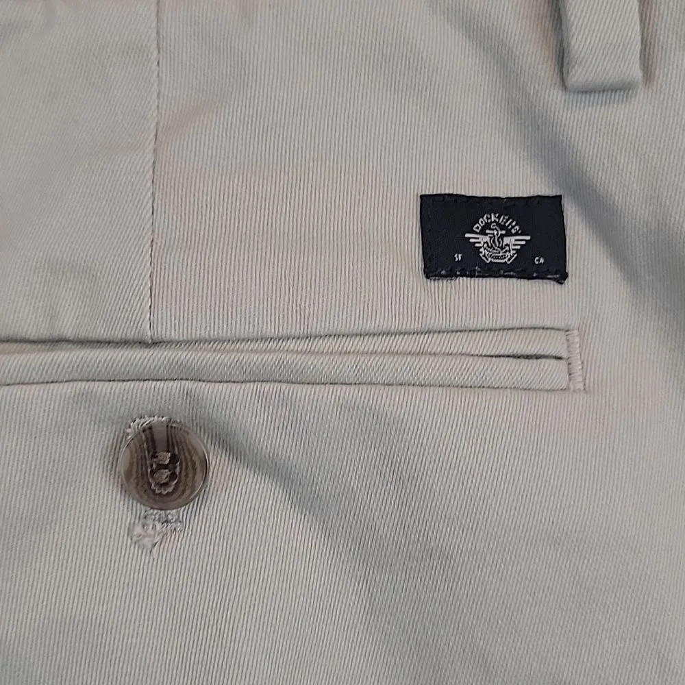 Dockers Coupe Classique Light Tan Chinos Mens Size 38